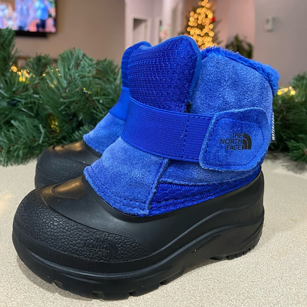 Northface Toddler Alpenglow II Blue/Black Size 7